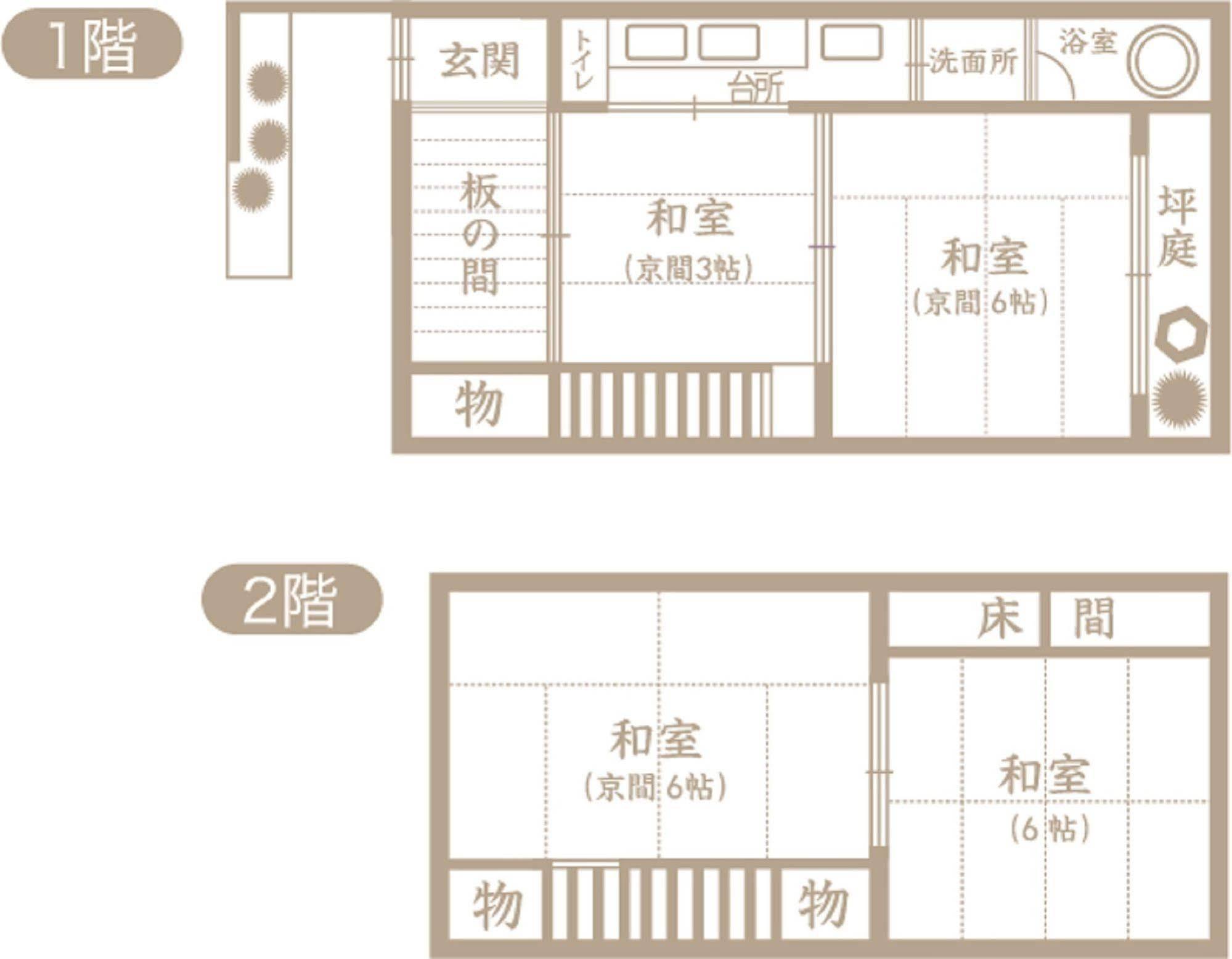 Naokonoza Omiya Gojo Villa Kyoto Exterior photo